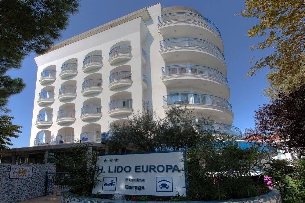 Hotel Lido Europa Riccione Esterno foto